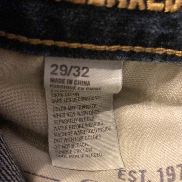 NWOT Mens American Eagle/distressed relaxed straight jeans /size 29/32 - Picture 8 of 8